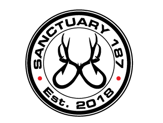 Sanctuary 187 logo design by AamirKhan