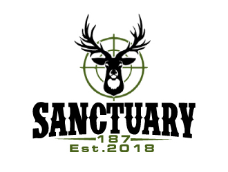Sanctuary 187 logo design by AamirKhan