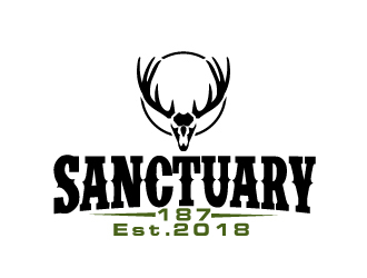 Sanctuary 187 logo design by AamirKhan