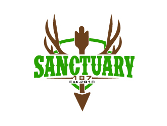 Sanctuary 187 logo design by AamirKhan