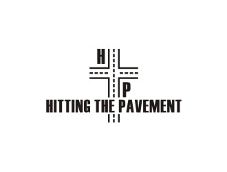 HITTING THE PAVEMENT  logo design by bombers
