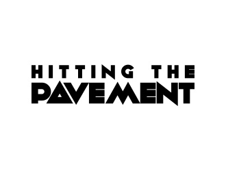 HITTING THE PAVEMENT  logo design by daanDesign