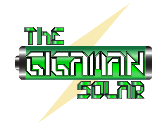 The GigaMan Solar  logo design by Sofia Shakir