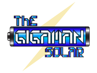 The GigaMan Solar  logo design by Sofia Shakir