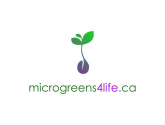 microgreens4life.ca [Microgreens 4 Life] logo design by dhika