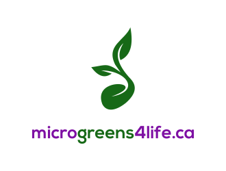 microgreens4life.ca [Microgreens 4 Life] logo design by dhika