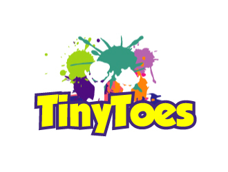 Tiny Toes logo design by AamirKhan