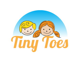 Tiny Toes logo design by AamirKhan