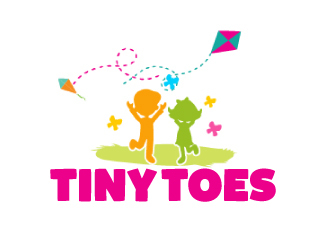 Tiny Toes logo design by AamirKhan