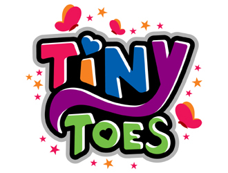 Tiny Toes logo design by MAXR