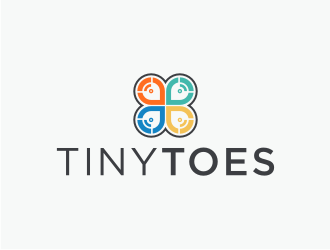 Tiny Toes logo design by artery