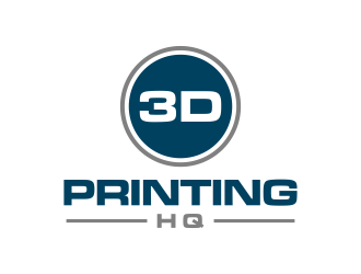 3D Printing HQ logo design by p0peye