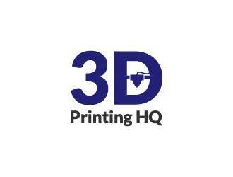3D Printing HQ logo design by kasperdz