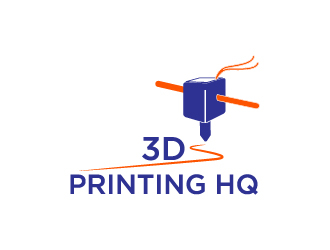 3D Printing HQ logo design by pilKB