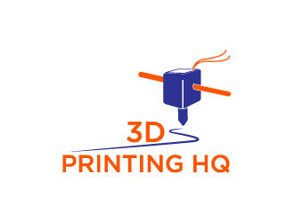 3D Printing HQ logo design by pilKB