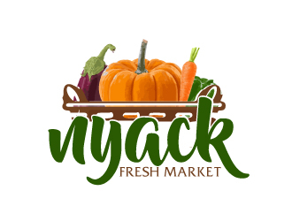 nyack fresh market logo design by AamirKhan