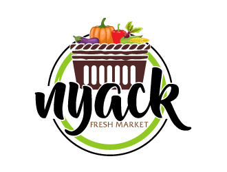 nyack fresh market logo design by AamirKhan