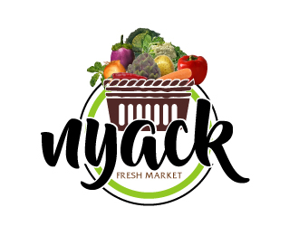 nyack fresh market logo design by AamirKhan