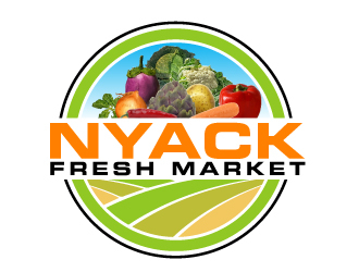 nyack fresh market logo design by AamirKhan