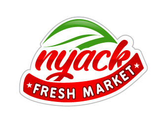nyack fresh market logo design by uttam