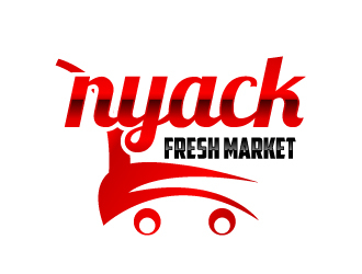 nyack fresh market logo design by uttam