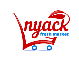 nyack fresh market logo design by uttam