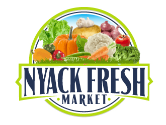 nyack fresh market logo design by AamirKhan