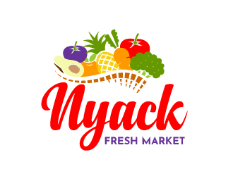 nyack fresh market logo design by SOLARFLARE