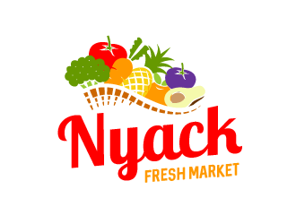 nyack fresh market logo design by SOLARFLARE