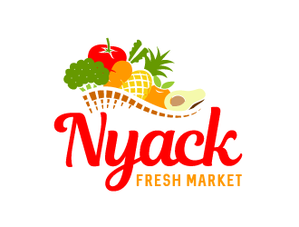 nyack fresh market logo design by SOLARFLARE