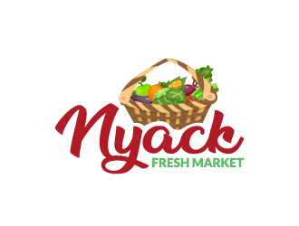 nyack fresh market logo design by kasperdz