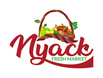 nyack fresh market logo design by kasperdz