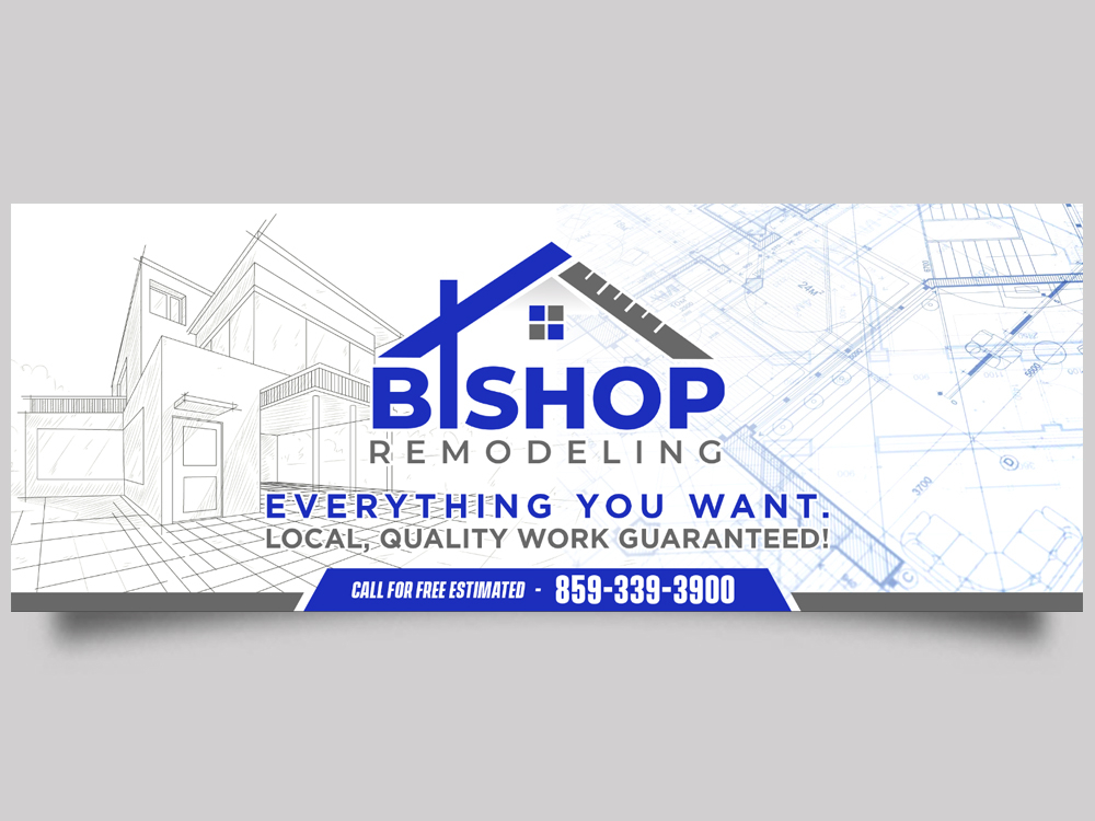 BISHOP REMODELING logo design by Realistis