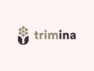 Trimina logo design by sigorip