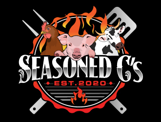 Seasoned Cs logo design by AamirKhan