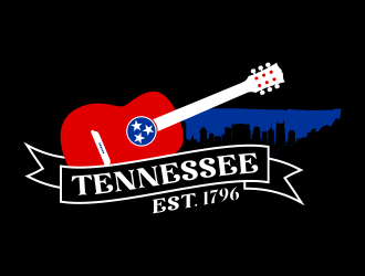 Nashville Music Guide back of T  logo design by Panara