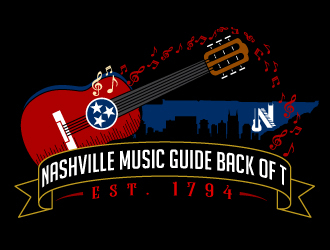Nashville Music Guide back of T  logo design by Suvendu