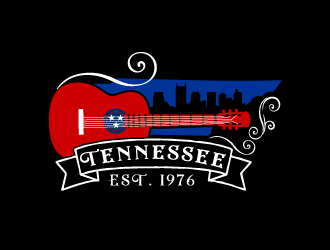 Nashville Music Guide back of T  logo design by AamirKhan