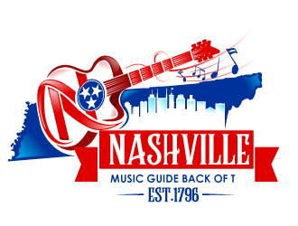 Nashville Music Guide back of T  logo design by Suvendu
