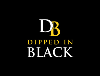 Dipped in Black logo design by AamirKhan