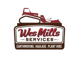 WES MILLS SERVICES logo design by YONK
