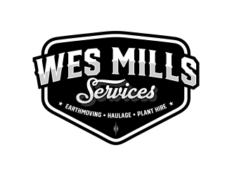 WES MILLS SERVICES logo design by ekitessar