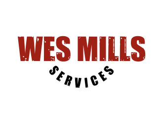 WES MILLS SERVICES logo design by kanal