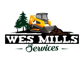 WES MILLS SERVICES logo design by MUSANG