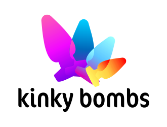Kinky Bombs logo design by xorn