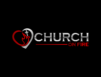 Church On Fire logo design by Gwerth