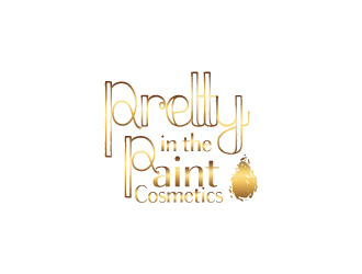 Pretty in the Paint Cosmetics  logo design by mmyousuf