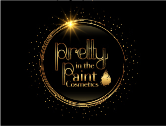 Pretty in the Paint Cosmetics  logo design by mmyousuf