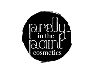 Pretty in the Paint Cosmetics  logo design by jhox