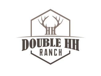 Double HH Ranch logo design by YONK